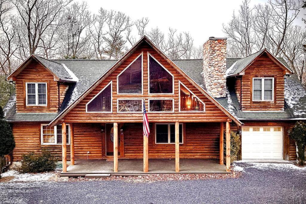 One Of A Kind Rustic Log Cabin Near Bryce Resort - Large Game Room - Fire Pit - Large Deck - Bbq Basye ภายนอก รูปภาพ