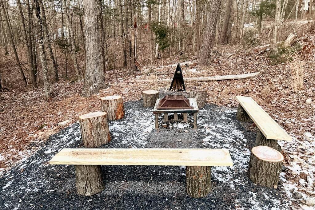 One Of A Kind Rustic Log Cabin Near Bryce Resort - Large Game Room - Fire Pit - Large Deck - Bbq Basye ภายนอก รูปภาพ
